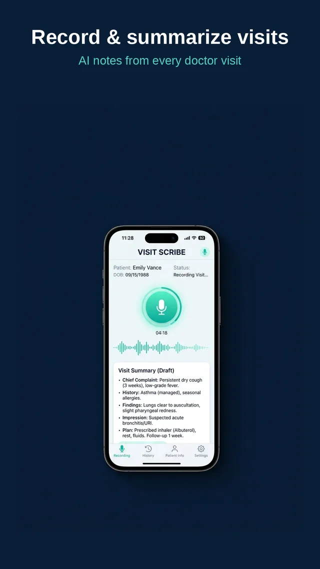 Scribe screen